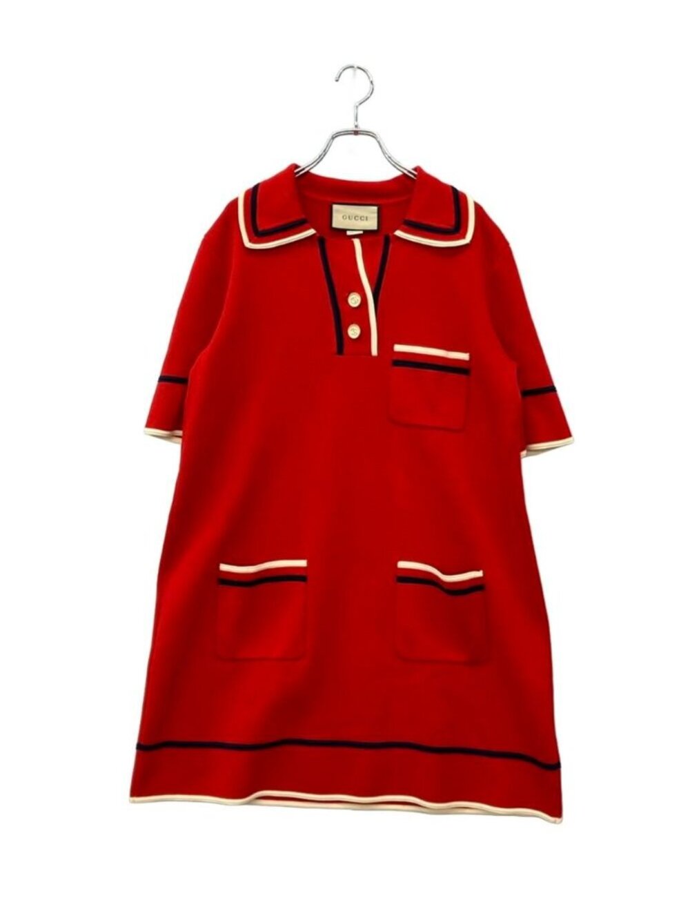 Gucci Short Sleeve Dress Polo Fine Cotton
